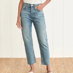 RE/DONE High Rise Stove Pipe Jean - Medium Vain